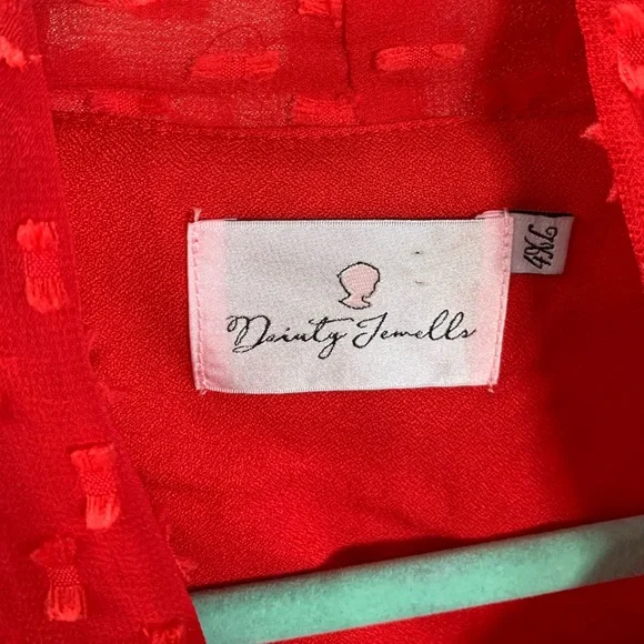 DJ Maxi Length Red Dress - Picture 2 of 6